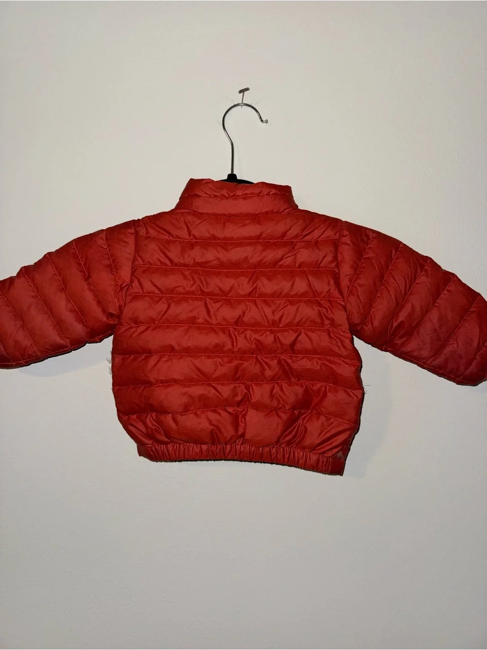 Patagonia Orange-Red Baby Puffer Jacket